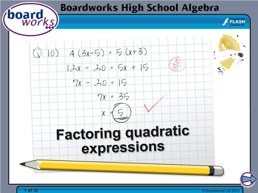 Mastering the Art of Factoring Quadratics
