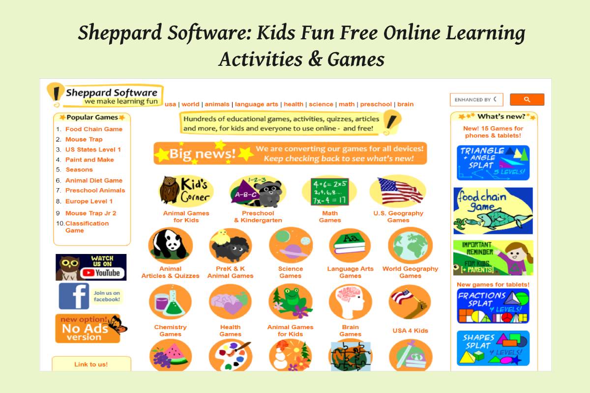 Exploring the Educational World of Sheppard Software: A Comprehensive Overview